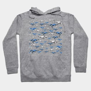 blue whale Hoodie